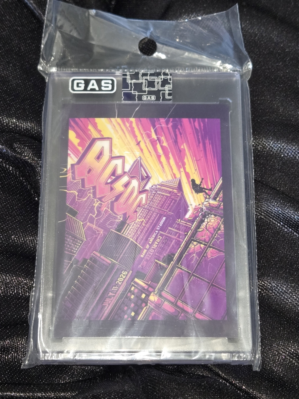 AC/DC CHARLOTTE NC Trading Card OFFICIAL 2026 PWR Up Tour RARE Exclusive